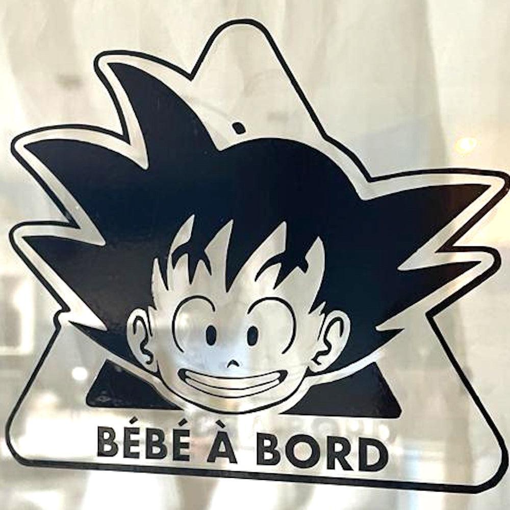 Autocollant Pare-chocs Dragon Ball Z Goku Baby On Board - Lot De 2 - Couleur Comme Sur Image