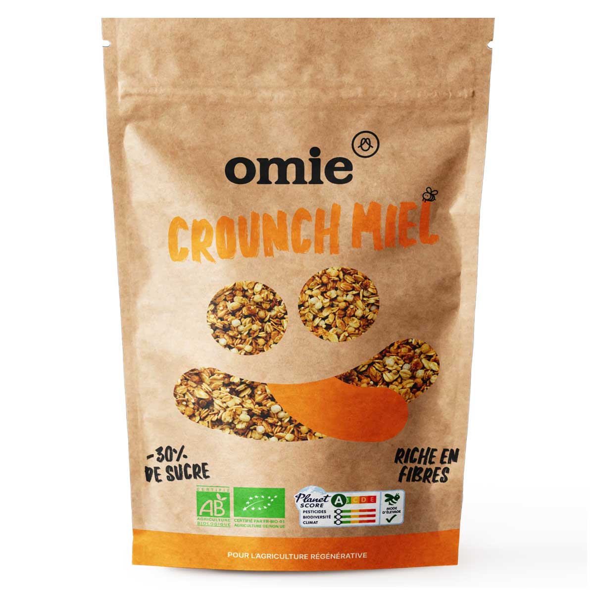 Céréales crounch au miel bio 300g
