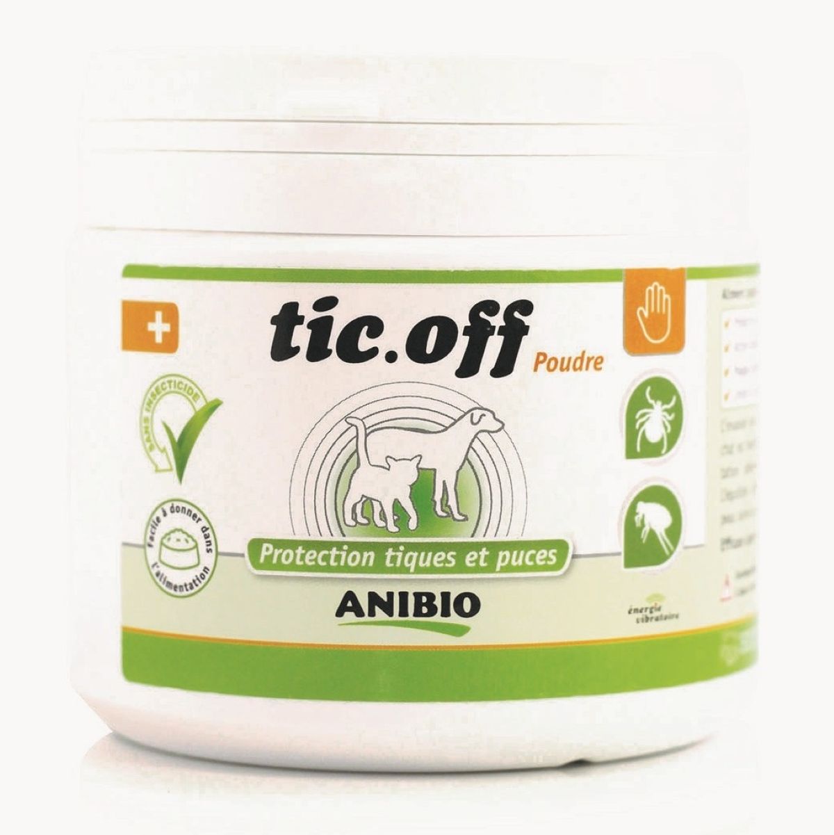 Anibio - Tic Off poudre protection tiques et puces 290g
