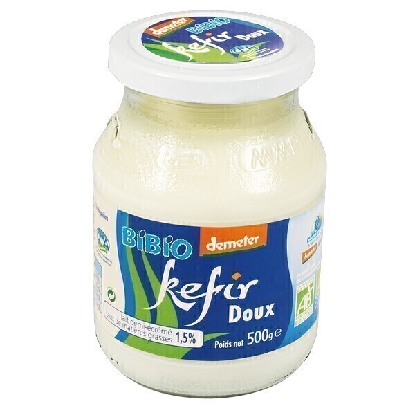 Lot de 12 x Yaourt Kefir doux Demeter 500g Greenweez