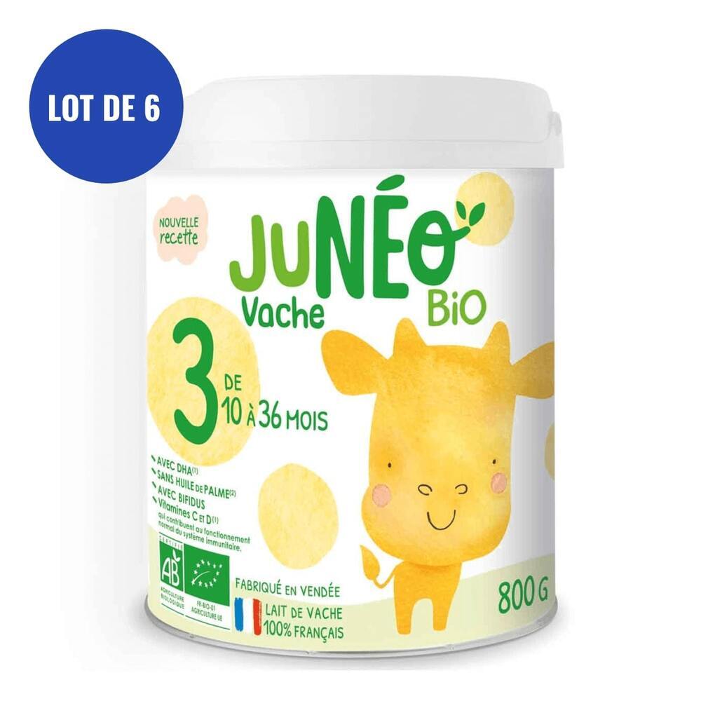 Lot de 6 Lait infantile 3ème âge 800g De 10 à 36 mois Greenweez — free download