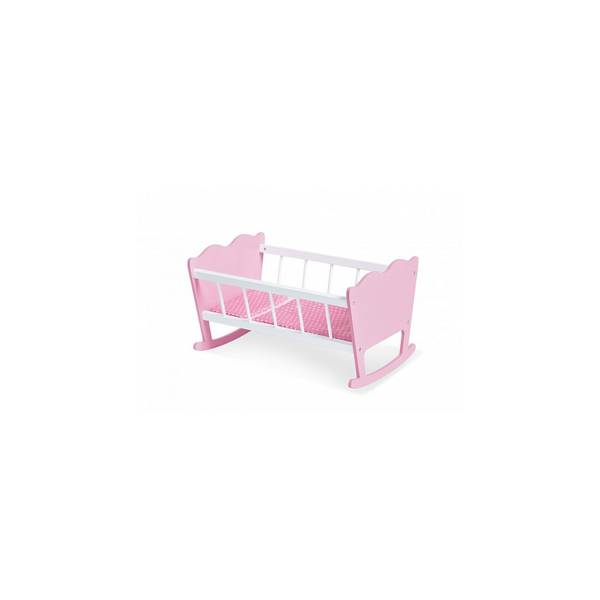 Ensemble Textile Pour Landau De Poupée – Coeur Rose – 2 Pièces – Lavable 30° – Dès 1 An