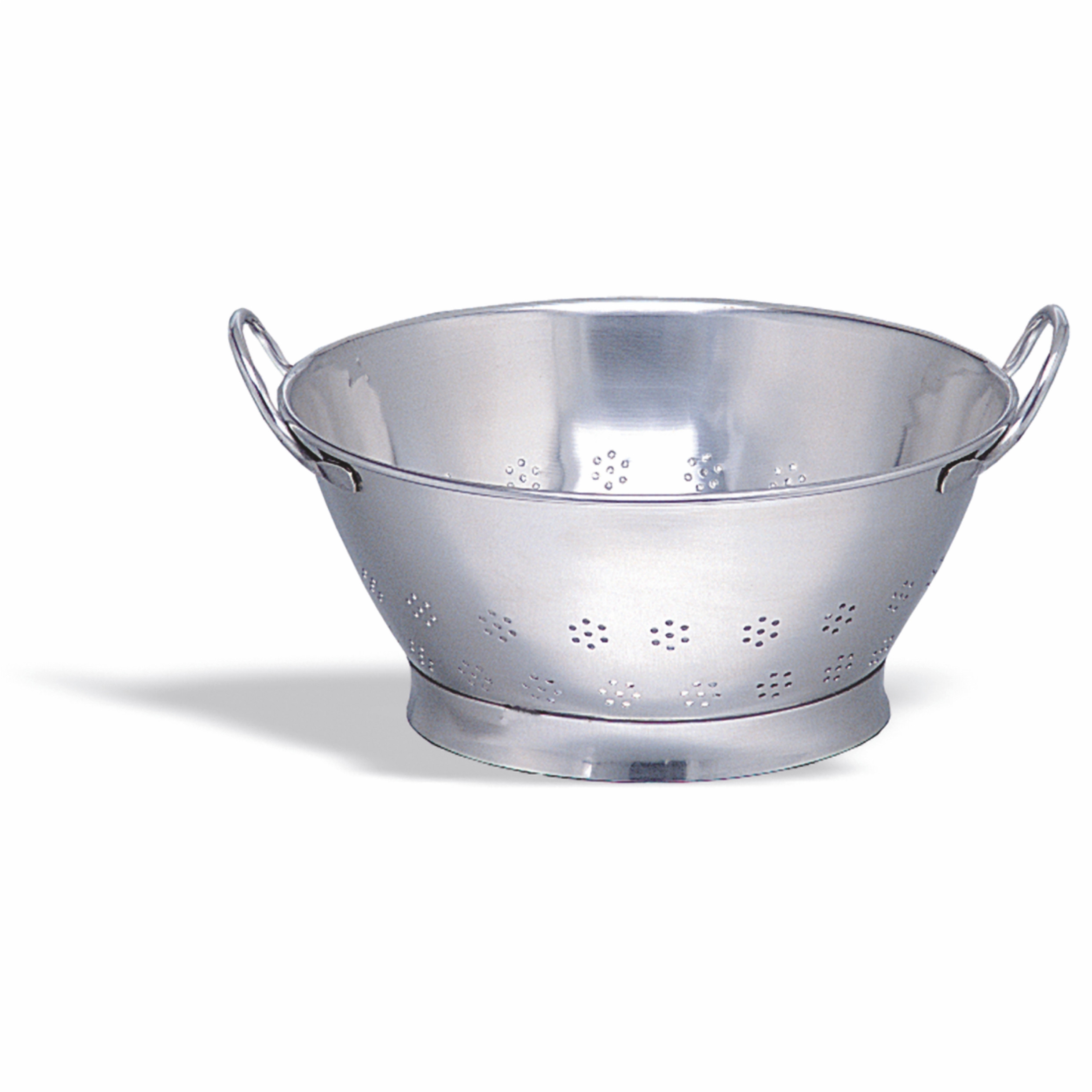 Louis Tellier - Passoire conique avec pied - 2 anses - inox - 28 cm Louis Tellier - Passoire conique avec pied - 2 anses - inox - 28 cm