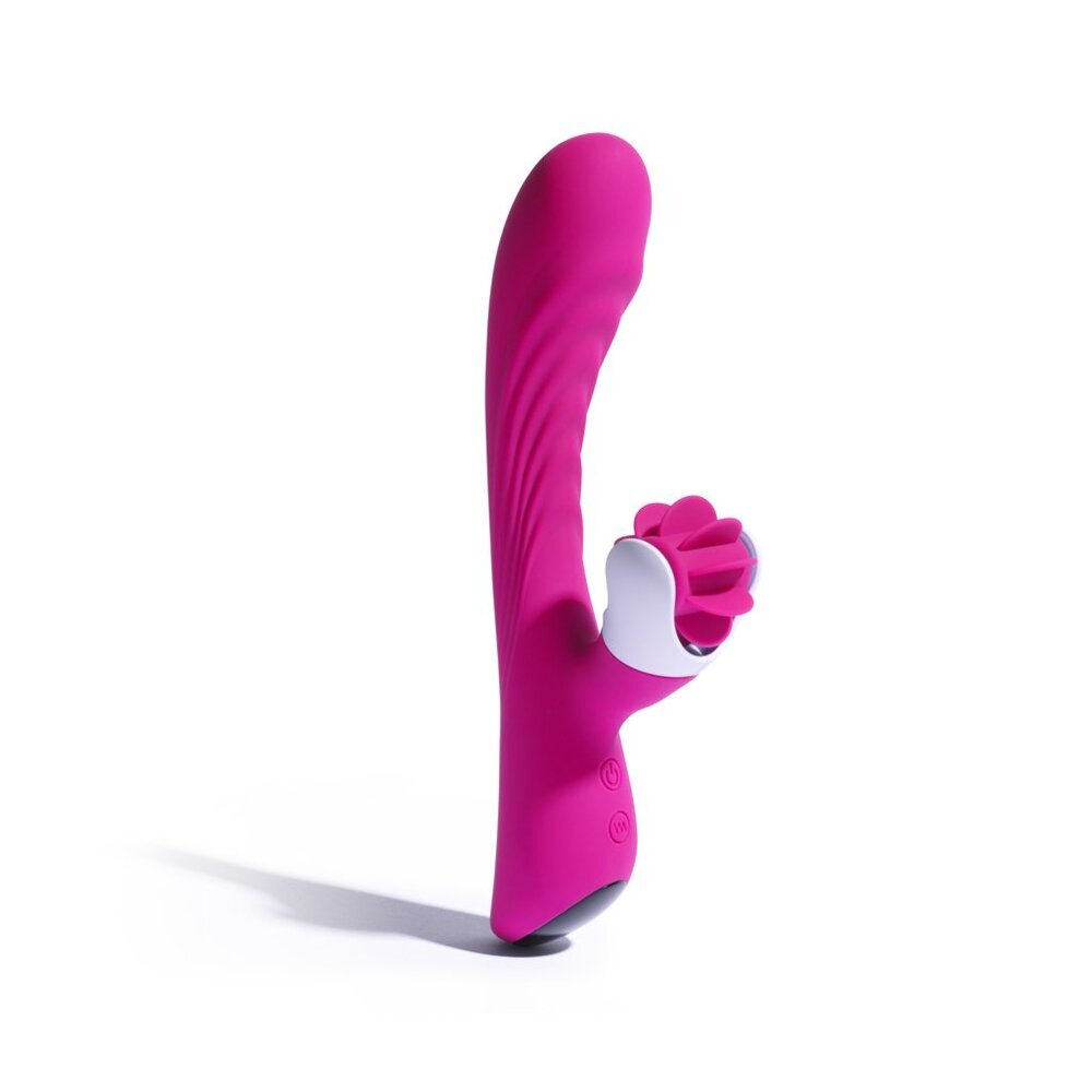 Vibromasseur rabbit langue rotative Lyo Rose | Greenweez Vibromasseur rabbit langue rotative Lyo Rose | Greenweez
