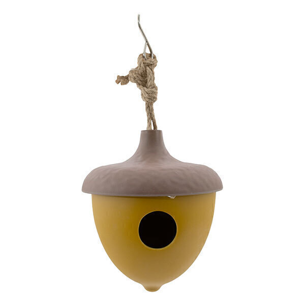 Point Virgule - Nichoir en fibre de bambou Gland ocre