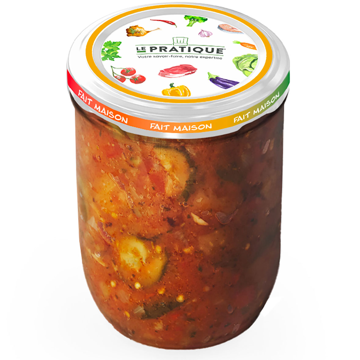 Bocal à Confiture Couvercle Twist Off 167 Ml (6 Pièces