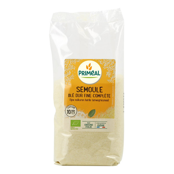 Prim al Semoule De Bl Dur Fine Compl te Bio 500g Greenweez prim-al-semoule-de-bl-dur-fine-compl-te-bio-500g-greenweez