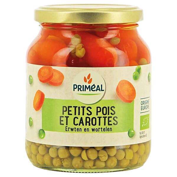 Petit pois carottes 370ml | Greenweez