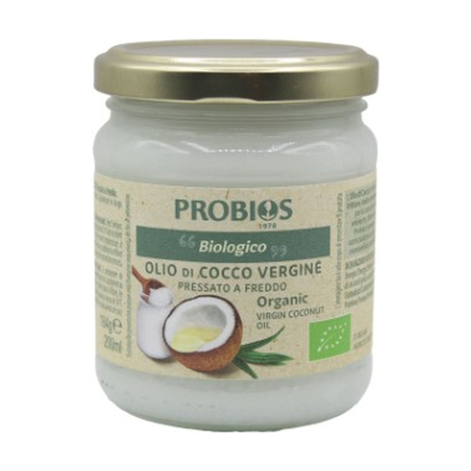 Probios Huile de noix de coco 210 g de huile | Greenweez
