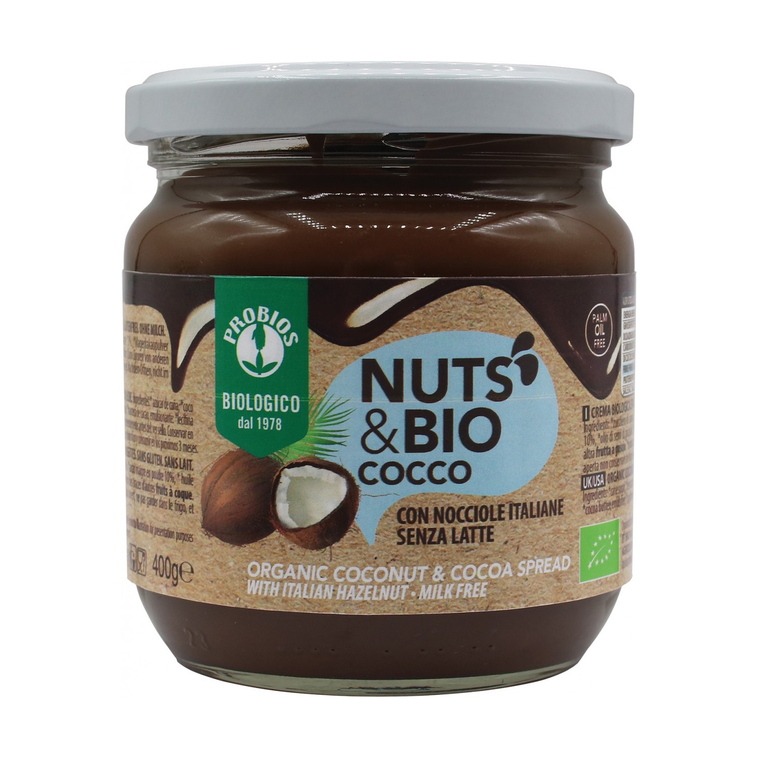 Probios Crème de noix et noix de coco 400 g de crème | Greenweez