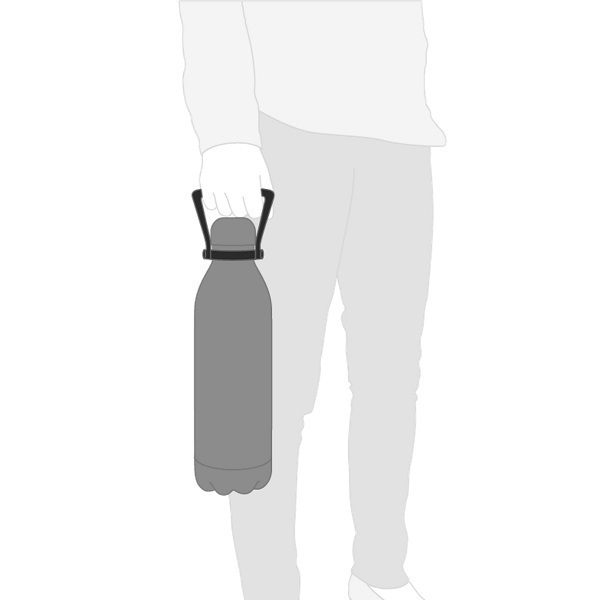 Thermos 4026.205.100 Bouteille Isotherme THV, 1,0 L, Acier Inoxydable