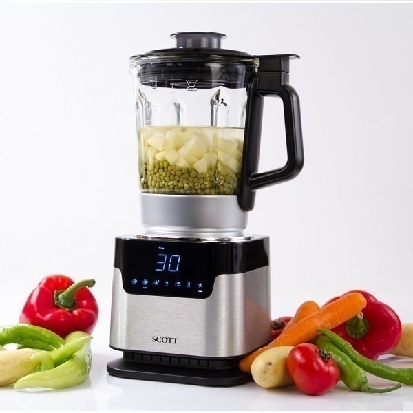 Blender Chauffant Scott 1000W - 1,8L - Gris - Occasion - Autonettoyant