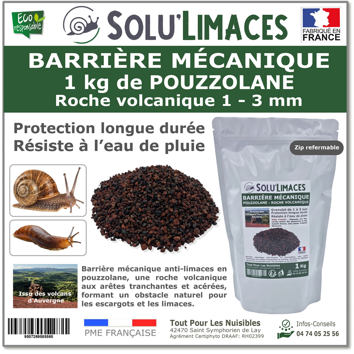 Anti-moustiques Naturel Terra Nostra – Sachet 50g Pour 25m², Larvicide BTI Bio