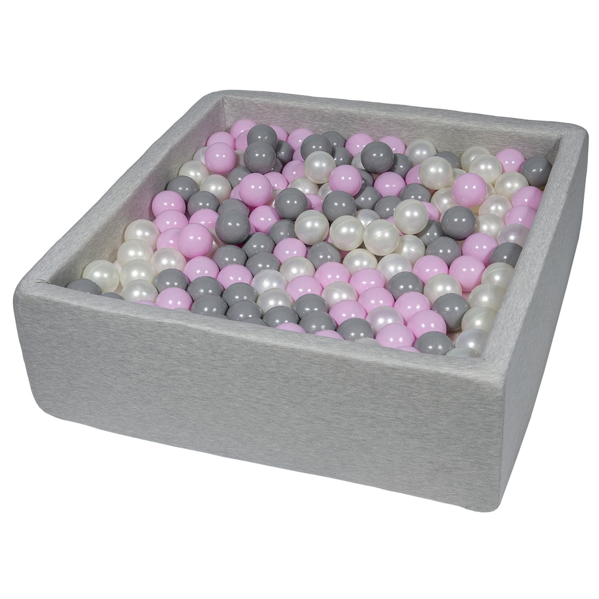 Piscine à Balles Bouclée Pour Enfant + 200 Balles – Diamètre 80 Cm, Housse Lavable – Jeu D’intérieur Sensoriel Dès 12 Mois