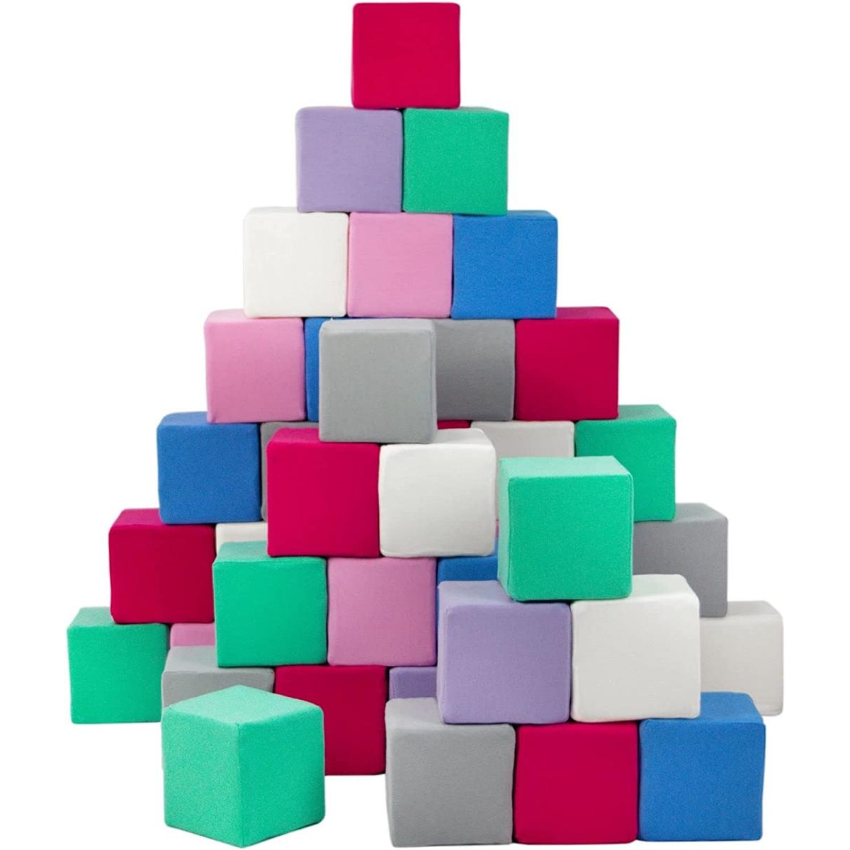 Velinda Set de 17 Blocs en Mousse pour Le Jeu, crèches, écoles maternelles