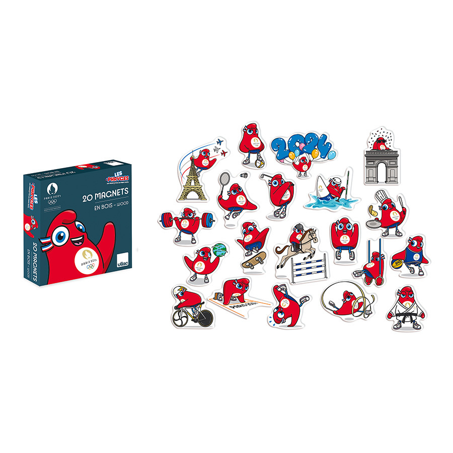 Magnet JO Paris 2024 - Neuf - Souvenir Officiel Des Jeux Olympiques
