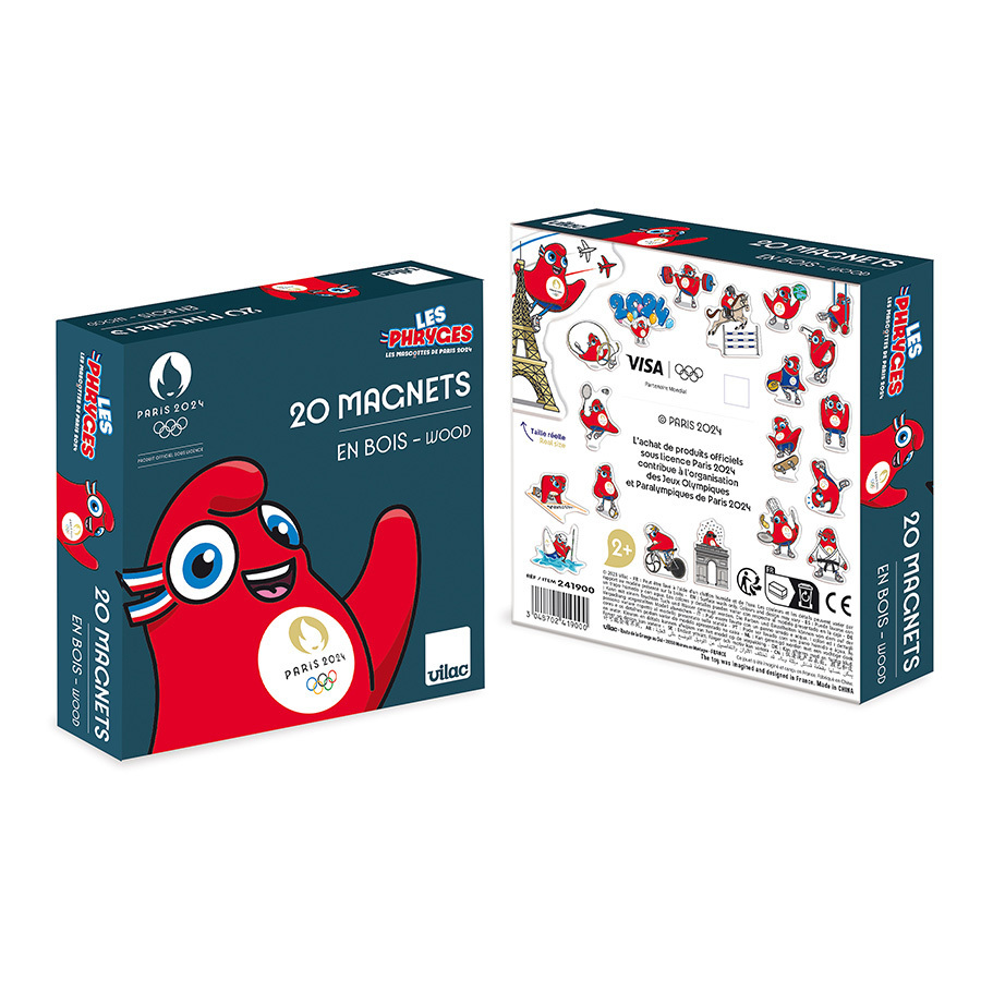 Magnet JO Paris 2024 - Neuf - Souvenir Officiel Des Jeux Olympiques