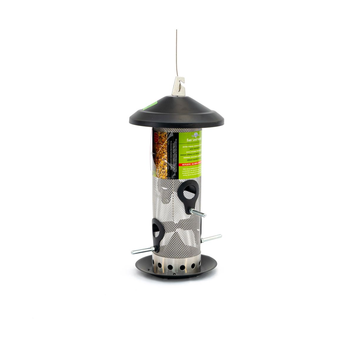 Wildlife World - Mangeoire silo PREMIUM (metal) 4 postes