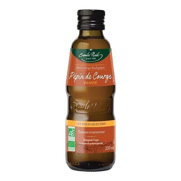 émile Noël -- Huile vierge de pépin de courge bio (origine Espagne) - 250 ml