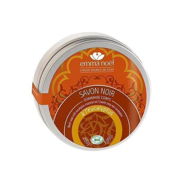 Savon Noir Naturel à L'huile D'eucalyptus - Gommage Corps Et Visage - 200g - Neuf