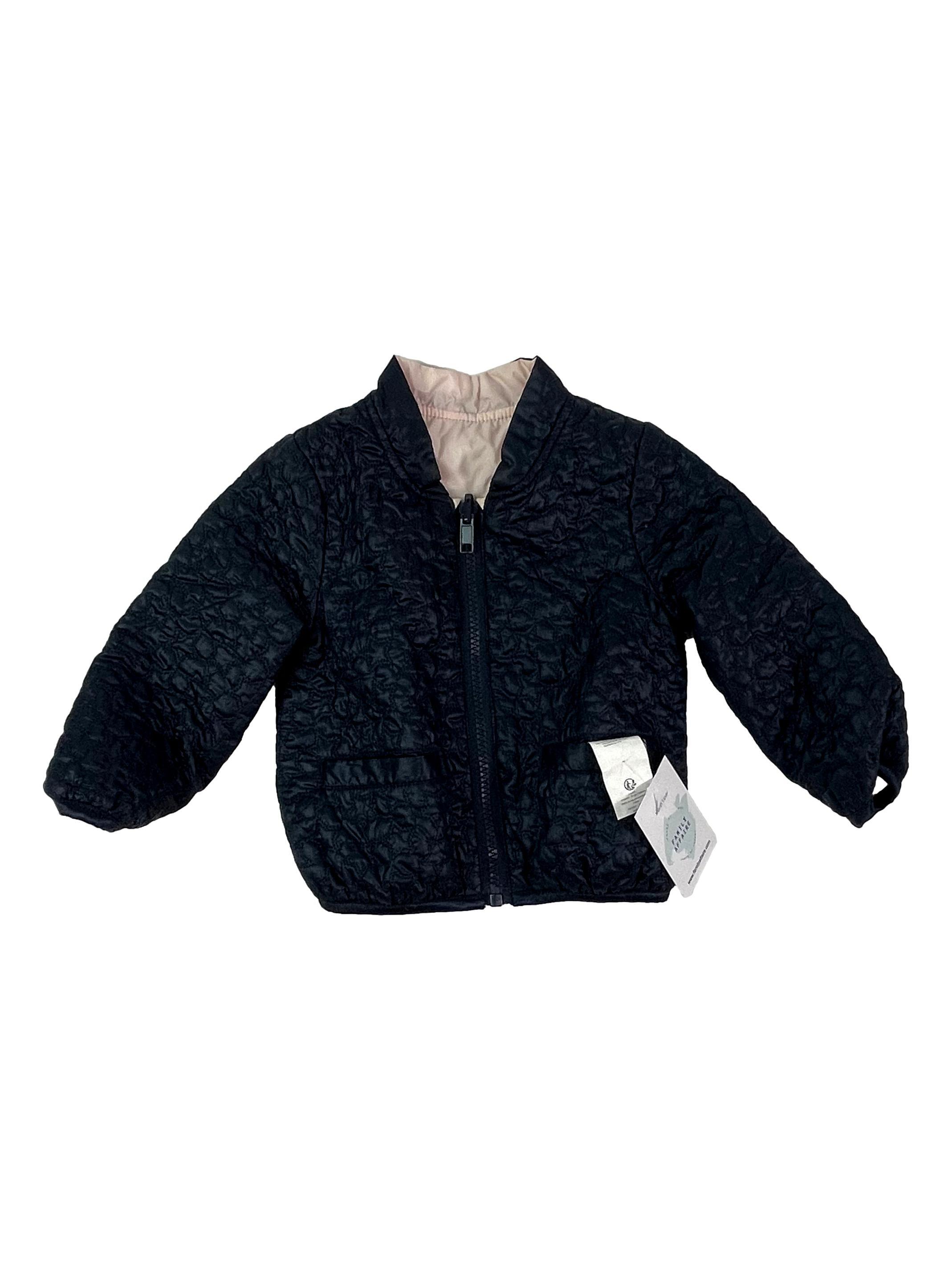 IKKS 12 mois manteau leger réversible bleu ou rose Greenweez