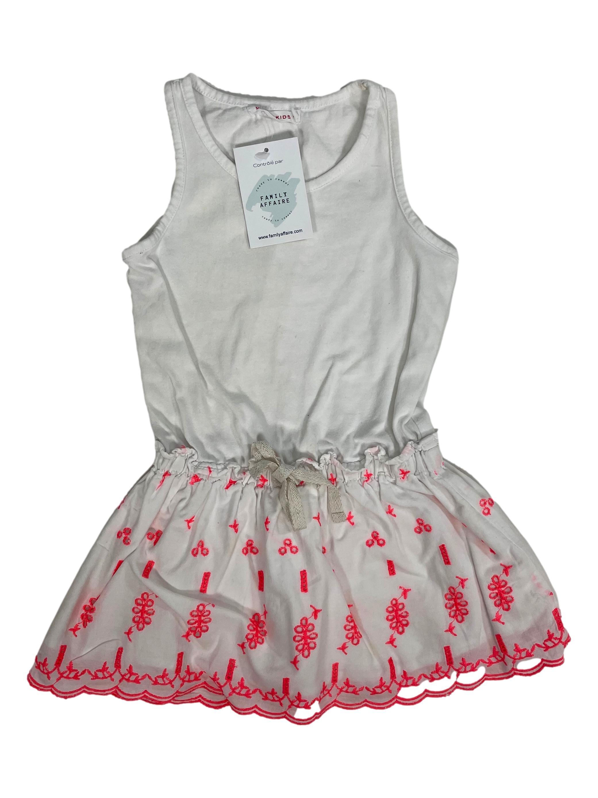 MONOPRIX ans Robe blanche broderies Greenweez