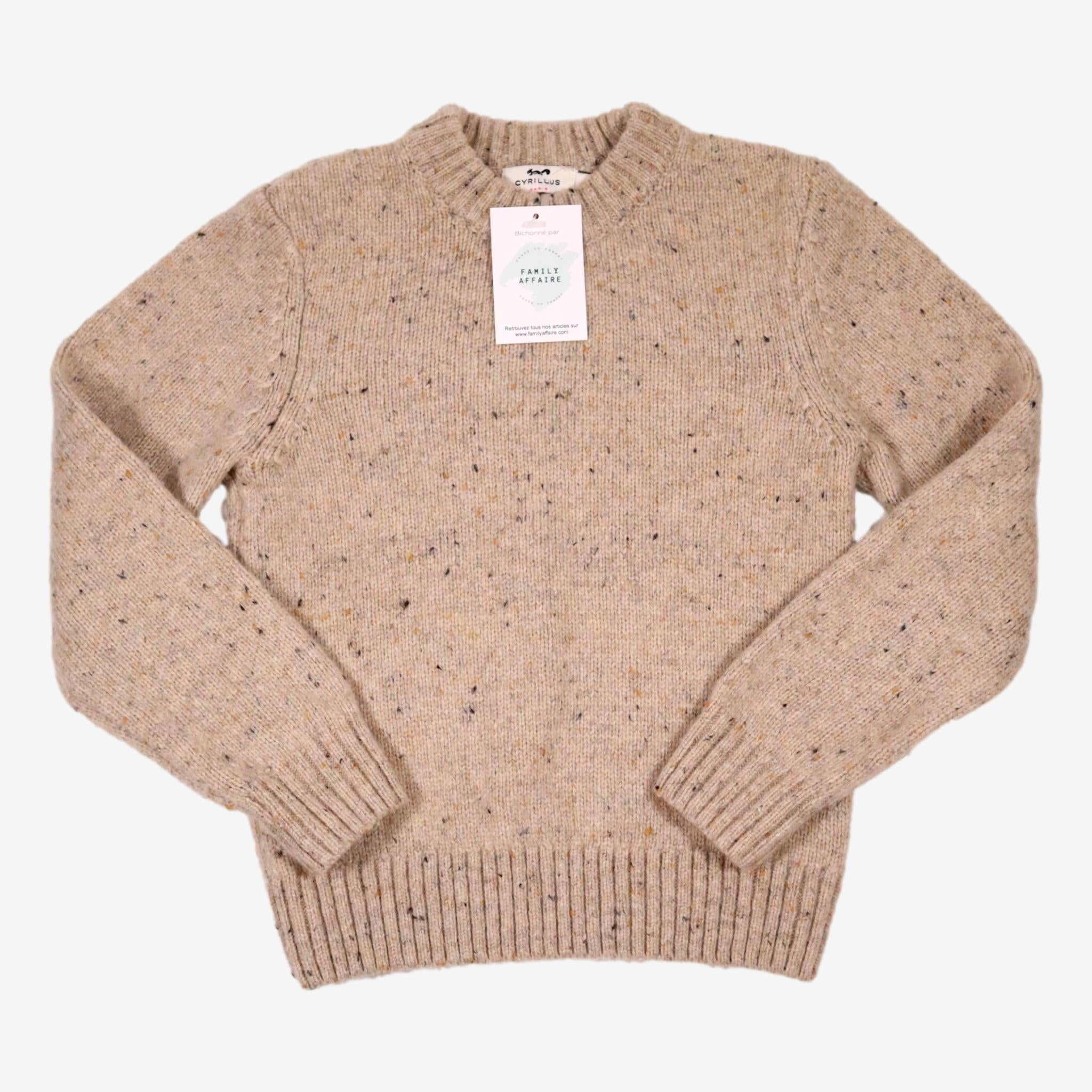 CYRILLUS 6 ans magnifique pull garçon, bien chaud, hiver, Noël EXCELLENT ETAT