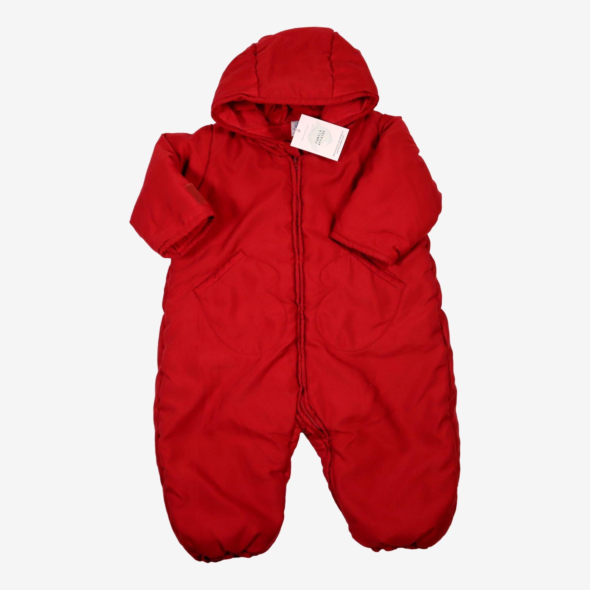 Robe Fille Petit Bateau Taille 18 Mois - Couleur Rose/rouge, 100% Coton - Occasion Très Bon état été/hiver