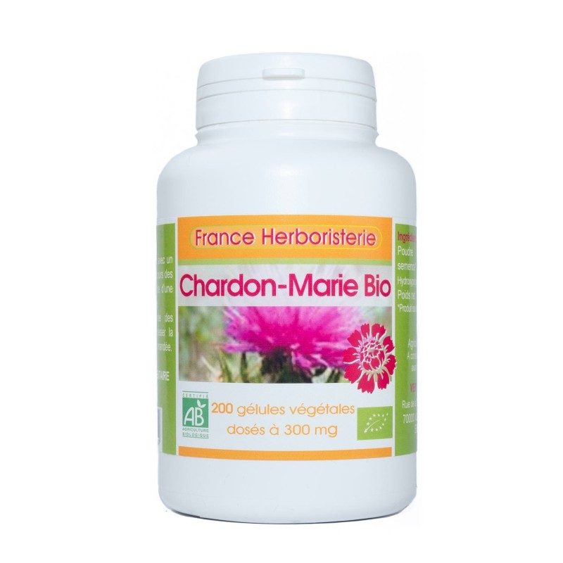 Gélules Curcuma + Poivre Noir Bio - 200 Gélules Dosées à 300mg - France Herboristerie