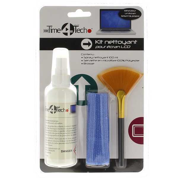 Nettoyant Pour Écrans - Format Noir, Blanc, Gris - Pour TV, PC, Smartphones - Sans Rayures