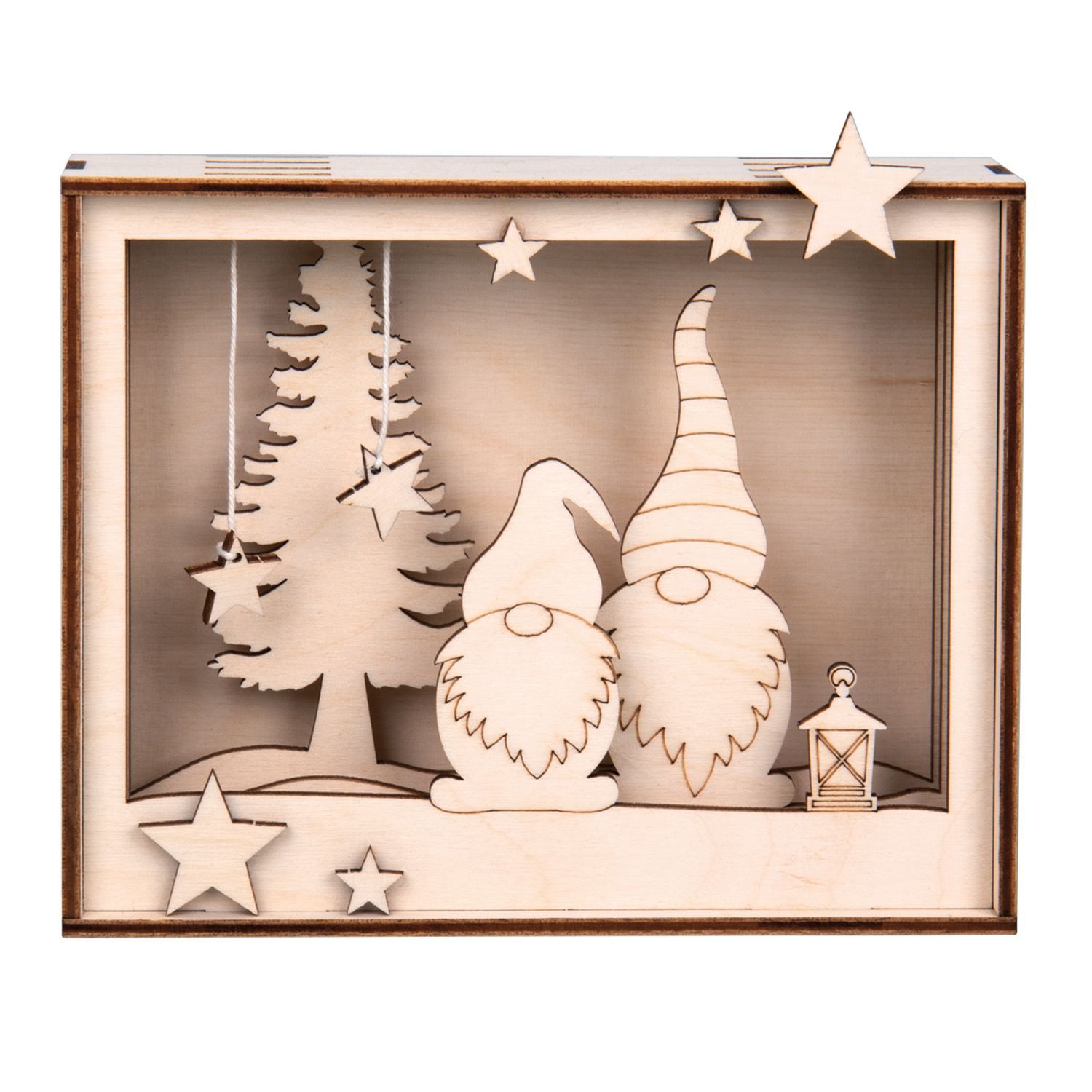 Rayher Kit Bois Lutins – 12 Pièces – Luge De Noël Décorative – FSC – 11,5x5x16,5 Cm – DIY Créatif