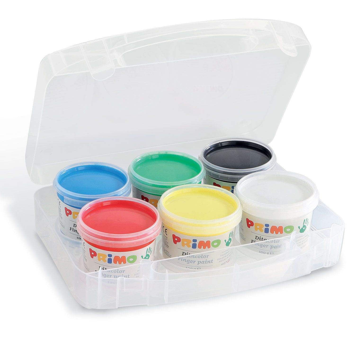 Jovi Peinture Au Doigt – Set De 6 Pots Pastel 35 Ml + 6 Pots Classiques 125 Ml – Lavable, Sans Gluten, Idéal Pour Créativité Enfantine