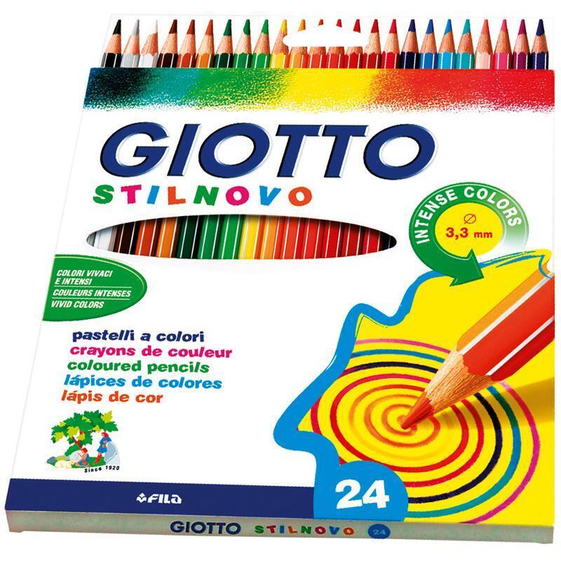 Crayons de couleurs GIOTTO Stilnovo x 24 Greenweez