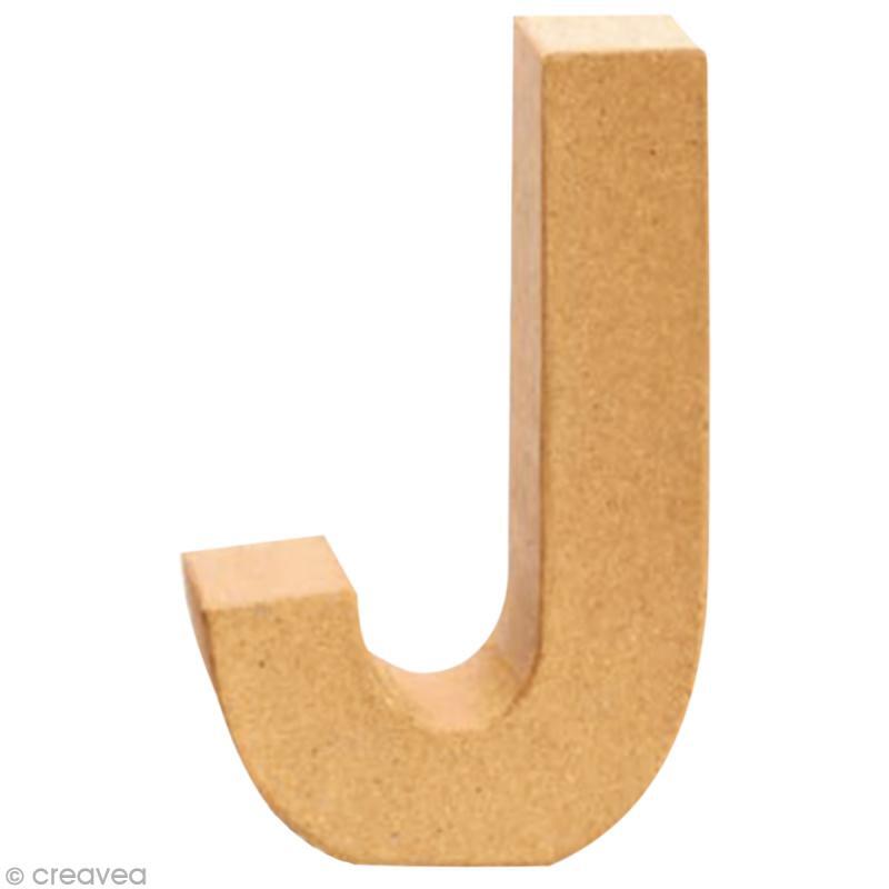 Lettre V En Carton 17cm - Naturel - Décoration Murale à Personnaliser