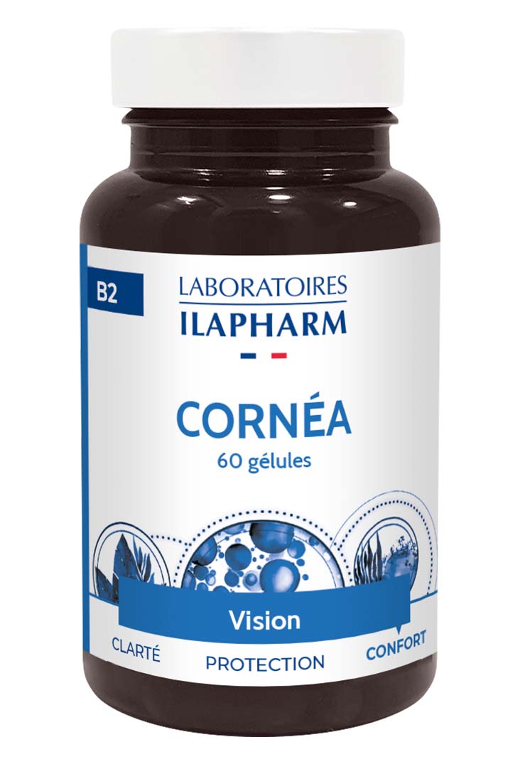 Complément Alimentaire Cornée Et Cristallin ILAPHARM - 60 Gélules - Santé De La Vue - Neuf