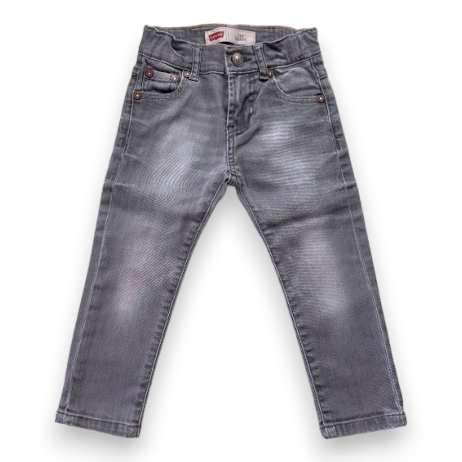 Jean Slim Gris Fille Taille 16 Ans - Occasion Très Bon état, Coupe Moderne