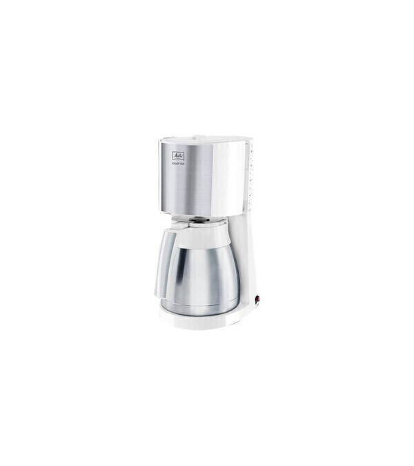 MELITTA Cafétiere Enjoy Top Therm Blanc/ Acier brossé 1017-07 | Greenweez
