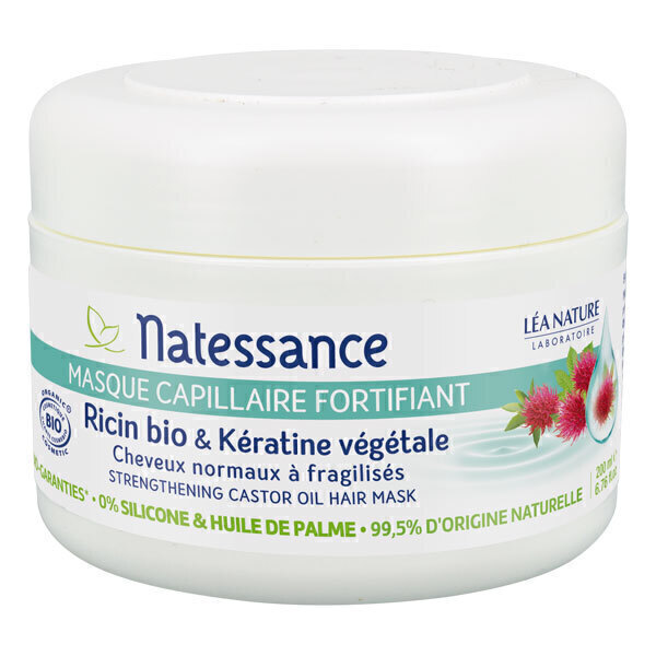 Masque Capillaire à La Kératine Et Biotine – Huile De Ricin, Réparation Et Pousse Des Cheveux, Neuf