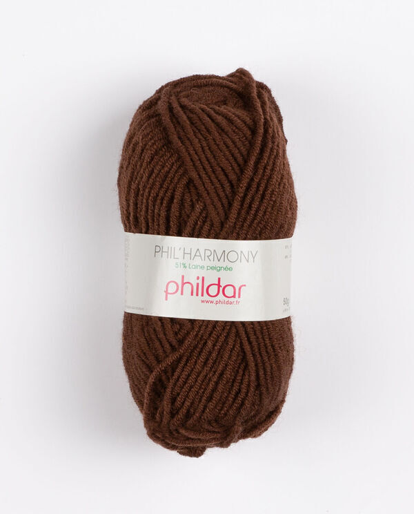 Lot De 3 Pelotes De Laine Phildar Harmony Moka - Laine Acrylique - Aiguille 5 - Neuf