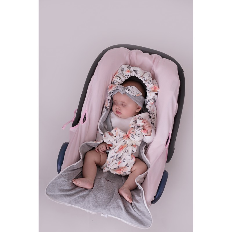 Sevira Kids Chancelière Universelle Satin Coton Vintage - Pour Poussette Et Siège Auto Printemps Été