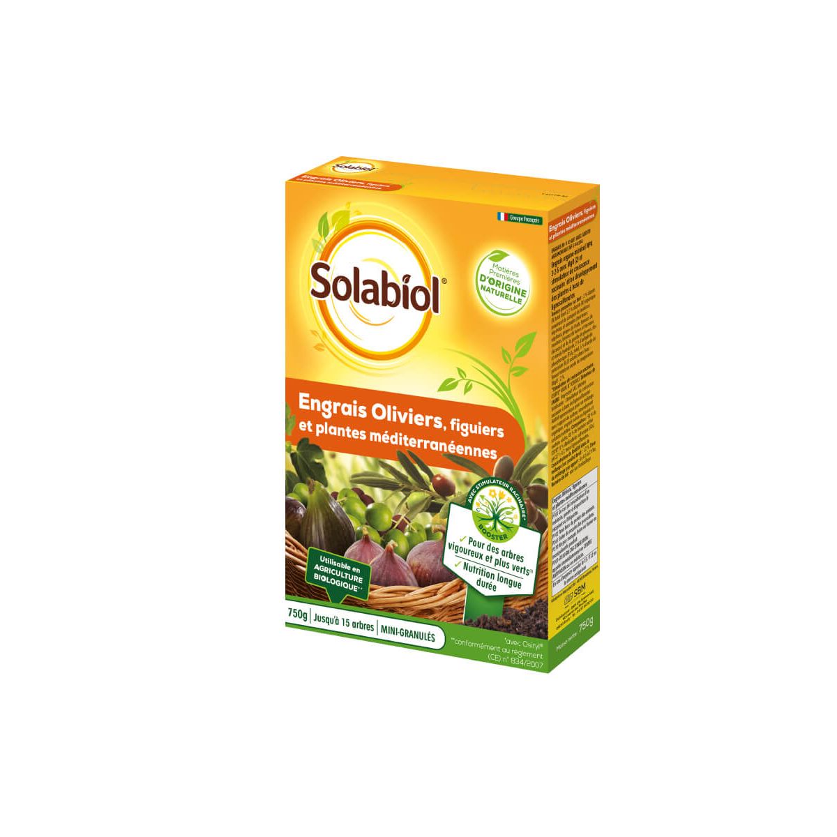 Engrais Lauriers & Bougainvilliers Solabiol 1,5kg - 100% Organique - Longue Durée - Agriculture Bio