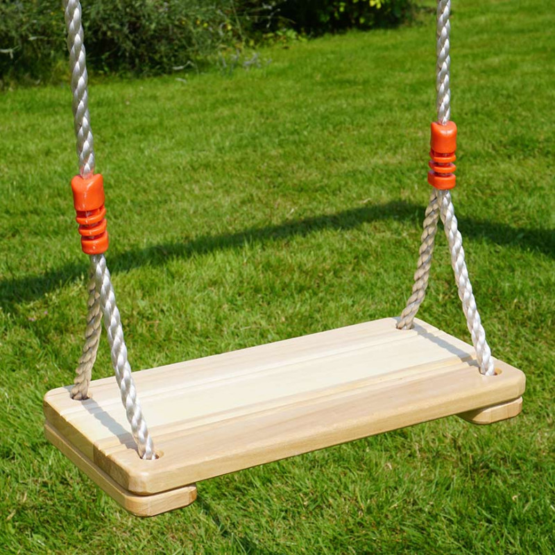 TTLIFE Balancoire Exterieur,Balançoire en Bois,Anneaux de Gymnastique en Bois,équipement de Gymnastique intérieure Charge 50 kg - Jeux - Jouets