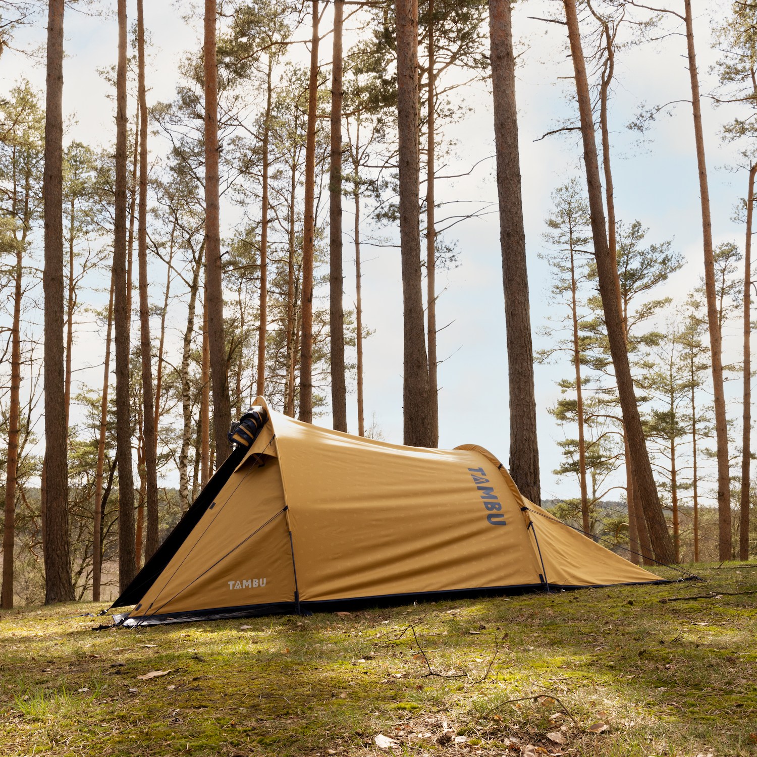 Familie Tipi Tent met dak Blauw en Grijs 400 x 346 x 250 cm