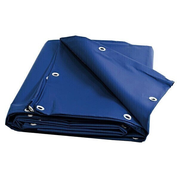 Bâche de Chantier 8x12 m Bleue Ignifugée M2 - Qualité 15 ans | Greenweez