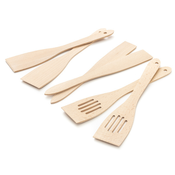 Spatule en bois d'olivier artisanale