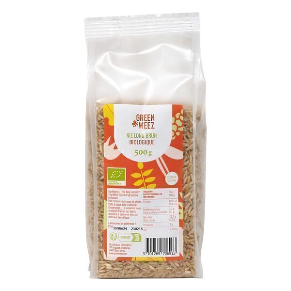 Bio Riz Bread Riz long complet bio 500g | Greenweez