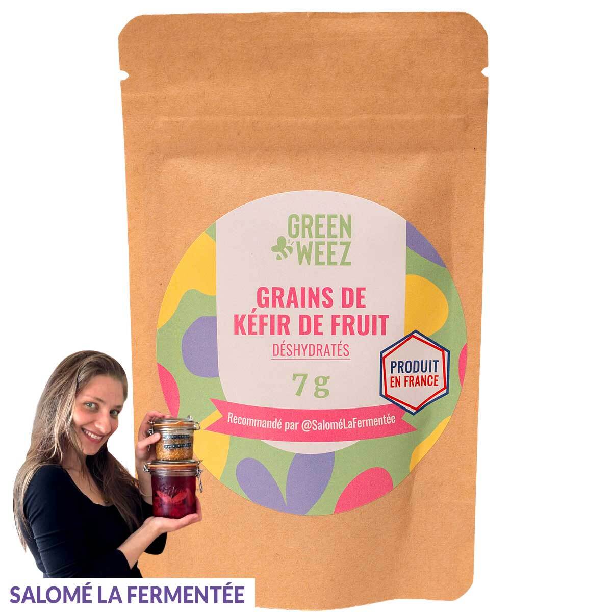 Grains De Kéfir De Lait - 5g Net - Excellente Qualité - Recette Incluse - Neuf