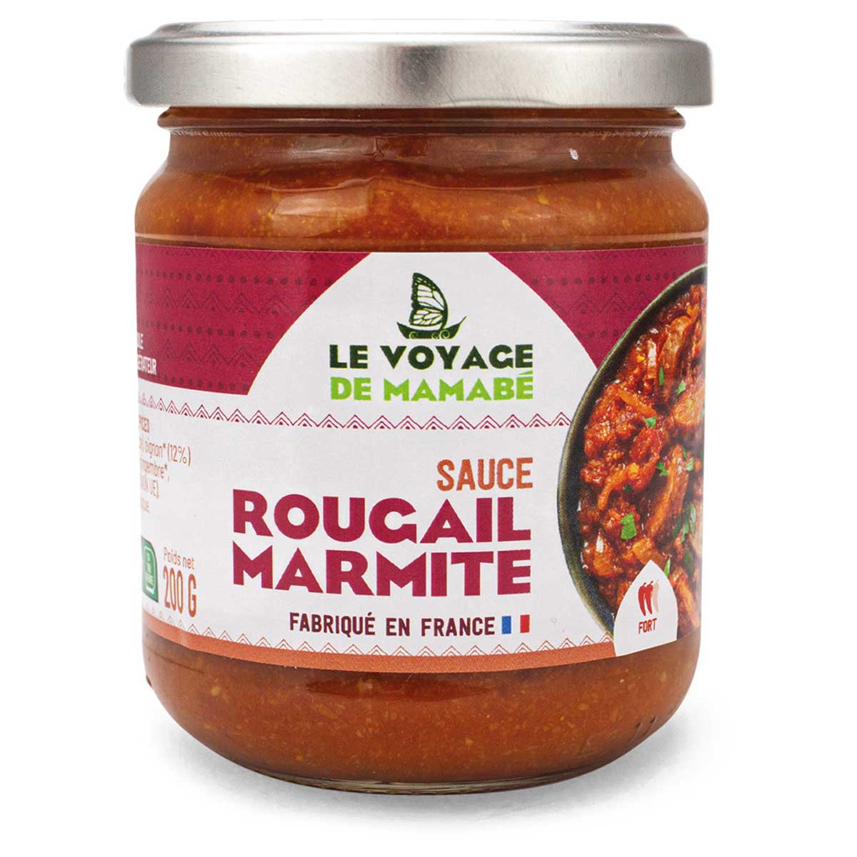 Sauce rougail marmite 200g Greenweez