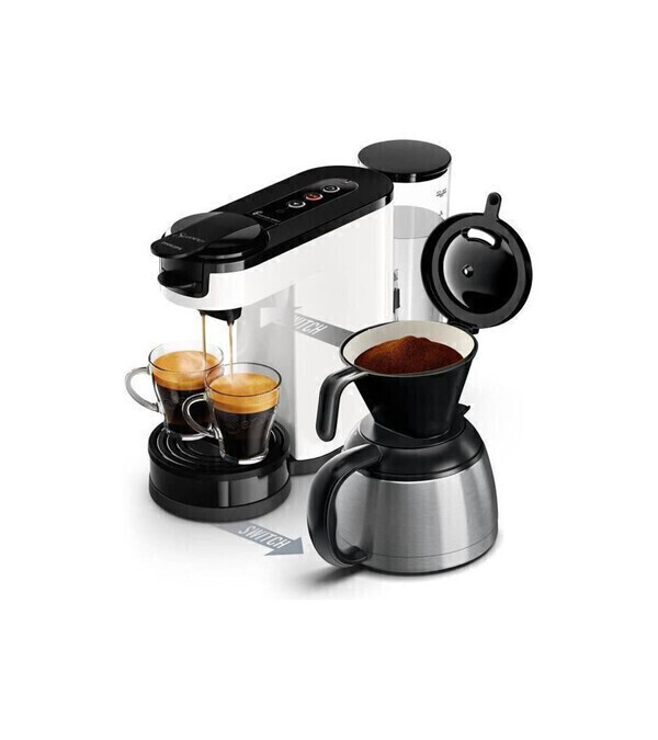Philips Senseo Hd6592/60 Switch 2-in-1 Kaffeemaschine PHILIPS HD6592/01 Machine a café 2 en 1 Senseo Switch - machine | Greenweez