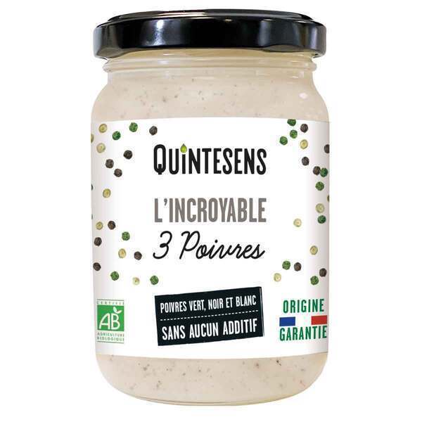 L'Incroyable sauce aux 3 poivres 180g Greenweez
